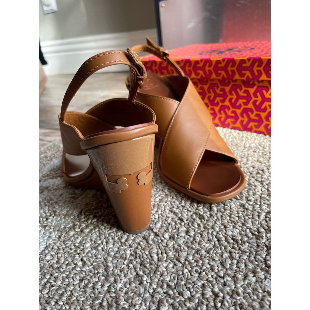 New Tory Burch Gabrielle wedge tan